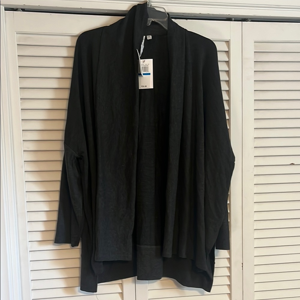 Dark gray Women's cardigan Sweater cable and gauge XL